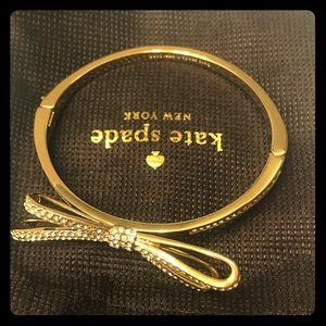 Kate Spade Bow Bangle with bag